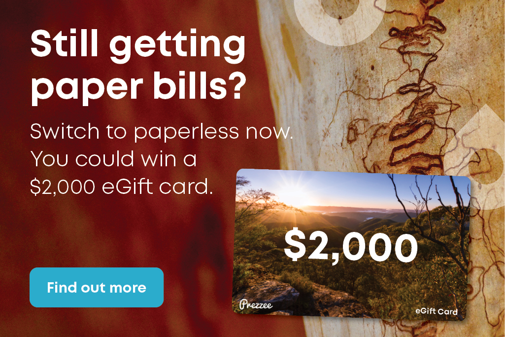 Still getting paper bills? Switch to paperless now. You could win a $2000 gift card